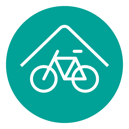 Praktische Orte für Radfahrer 